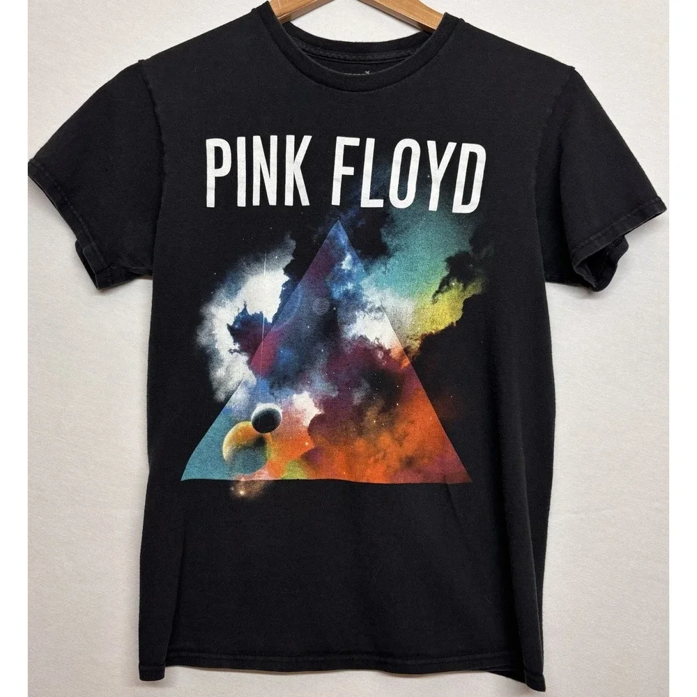 Pink Floyd Band T-Shirt Size SP Black 2020 Licensed Graphic Tee Prism